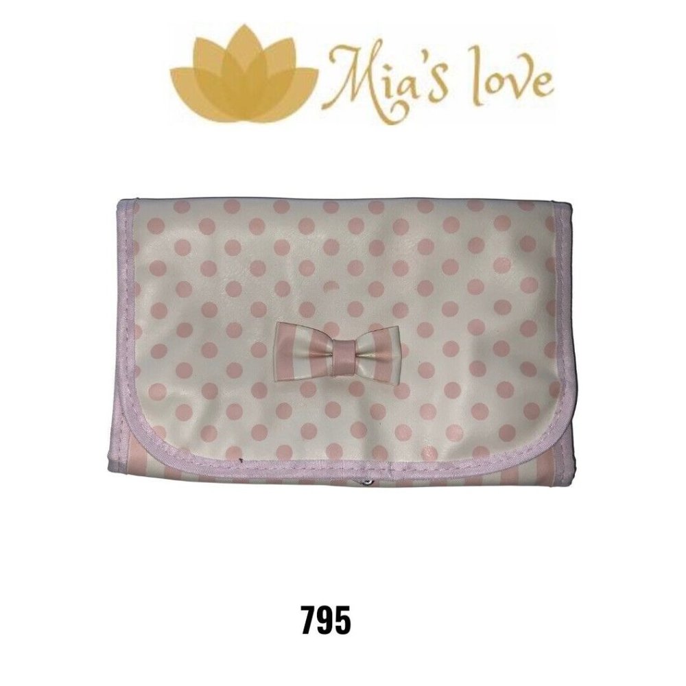 ATMOSPHERE, case makeup, light pink and white color, one Size.